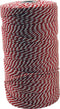 Slagerstouw - Rood Wit - Touw - spoel 500gr - ca. 600 m - dikte 1,5 mm (Nr.16)