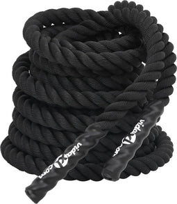 Slagtouw 12 m 9 kg polyester zwart