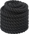 Slagtouw 12 m 9 kg polyester zwart