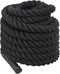 Slagtouw 12 m 9 kg polyester zwart