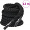 Slagtouw 12 m 9 kg polyester zwart