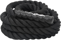 Slagtouw - Battle Rope - 9m - 6,8 kg - polyester - zwart