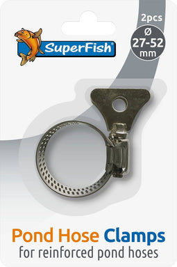 Slangklem Rvs+Vleugel 27-52mm 2 St