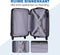 Slazenger Kofferset 3 Delig - Kofferset met Handbagage Trolley, Grote Koffer en Ruimbagage Koffer - Hardcase Koffer Set - S, M en Grote Reiskoffer met Wielen - Cijferslot met 3-Cijferige Code - Zwart