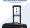 Slazenger Kofferset 3 Delig - Kofferset met Handbagage Trolley, Grote Koffer en Ruimbagage Koffer - Hardcase Koffer Set - S, M en Grote Reiskoffer met Wielen - Cijferslot met 3-Cijferige Code - Zwart