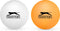 Slazenger Tafeltennis Set - 15 Stuks - 4 Tafeltennis Batjes, 10 Ballen en 1 Draagtas - Makkelijk Mee te Nemen - Meerkleurig