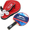 Slazenger tafeltennis set met tas - Rood - Maat ONE SIZE