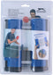 Slazenger Uitschuifbaar Tafeltennis Net - Uitschuifbaar tot 165 CM - Past op Tafels tot 5 CM Dik - Kunststof - Zwart/Blauw