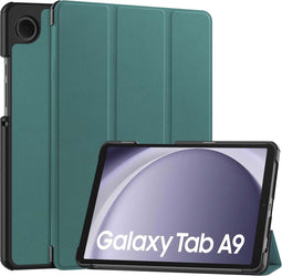 imoshion Tablet Hoes - Geschikt voor Samsung Galaxy Tab A9 8.7 inch - Trifold Bookcase - Donkergroen