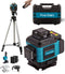 Five Stars TR304 - Kruislijnlaser - 4D 16 lijnen - Zelfnivellerend - Groene laser
