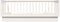 vidaXL - Slaapbank - zonder - matras - 100x200 - cm - massief - grenenhout - wit