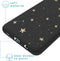 iMoshion Hoesje Geschikt voor Samsung Galaxy A12 Hoesje Siliconen - iMoshion Design hoesje - Zwart / Meerkleurig / Goud / Stars Gold