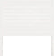 vidaXL - Hoofdbord - 96x4x100 - cm - massief - grenenhout - wit