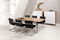 Sledestoel vergaderstoel Design 1878-zwart-leatherlook