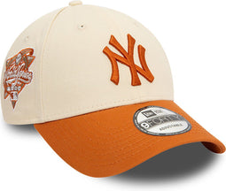 New York Yankees Cap - World Series Team Side Patch - LIMITED EDITION - 9Forty - One size - Cream - New Era Caps - NY Yankees Pet Heren - NY Pet Dames - Petten