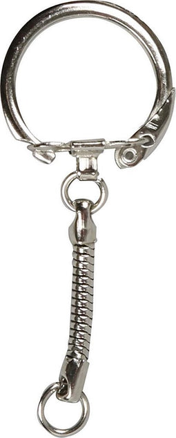 Sleutelhanger, d: 2,3 cm, l: 6 cm, 25 stuks