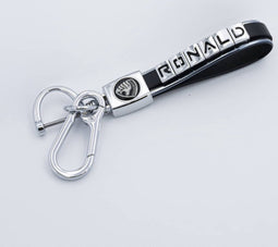 Sleutelhanger met naam gepersonaliseerd metalen schuivers - Kado Cadeau man / vrouw - black - New sleutelhangers volwassenen