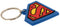 Sleutelhanger - Superman logo - rubber - metalen ring