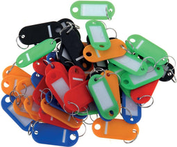 Sleutelhangers, geassorteerde kleuren, pak van 20 stuks