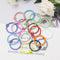 Sleutelhangers - Set van 40 (30 mm) - Metalen Split Ringen in 20 Kleuren - Perfect voor Sleutels - DIY & Decoratie