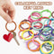Sleutelhangers - Set van 40 (30 mm) - Metalen Split Ringen in 20 Kleuren - Perfect voor Sleutels - DIY & Decoratie