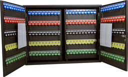 Sleutelkast | voor 300 sleutelhangers | ft 14 x 54 x 72 cm | donkergrijs