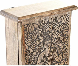 Sleutelkastje DKD Home Decor 18 x 7,5 x 28 cm Bruin Donkerbruin Mangohout