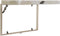 Sleutelkastje DKD Home Decor Zwart Gouden Hout MDF (46.5 x 6 x 31.5 cm) (2 pcs)