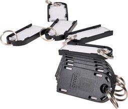 Sleutellabel pavo magnetisch 10st zwart