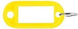 Sleutellabel pavo plastic geel | Doos a 100 stuk