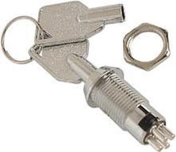 SLEUTELSCHAKELAAR 1P ON-ON (SPDT) (KS4)