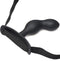 XR Brands P-Spot Plugger - Siliconen Prostaatplug met Harnas en Afstandsbediening black