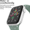 imoshion Siliconen⁺ bandje - Geschikt voor Apple Watch 1, 2, 3, 4, 5, 6, 7, 8, 9, 10 (42 mm), SE - 38/40/41 mm - Groen - S/M