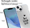 imoshion Hoesje Geschikt voor iPhone 14 Hoesje Siliconen - imoshion Design hoesje - Transparant / Live Laugh Love