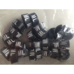 Klika - MB zwart/wit ML voor op kledinghanger - 40 stuks