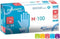 Polysem Nitril Handschoenen - Wegwerphandschoenen - Poedervrij latexvrij - Blauw (100 stuks)