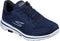 Skechers Go Walk 5 - Lucky Dames Sneakers - ULTRA GO®-demping - Navy/White - Maat 42