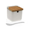 Suikerpot Versa Wit Keramisch Bamboe Dolomite 8,3 x 8,3 x 8,3 cm