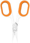 Slice 10546 Universele schaar Linkshandig, Rechtshandig 132 mm Oranje, Wit
