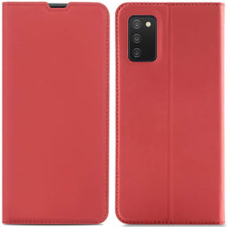 Slim Folio Bookcase Samsung Galaxy A03s - Rood