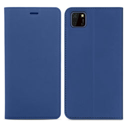 Slim Folio Bookcase voor de Huawei Y5p - Donkerblauw