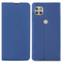 Slim Folio Bookcase voor de Motorola Moto G 5G - Donkerblauw