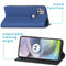 Slim Folio Bookcase voor de Motorola Moto G 5G - Donkerblauw