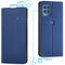 Slim Folio Bookcase voor de Motorola Moto G100 - Donkerblauw