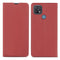 Slim Folio Bookcase voor de Oppo A15 - Rood