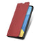 Slim Folio Bookcase voor de Oppo A15 - Rood