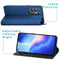 Slim Folio Bookcase voor de Oppo Find X3 Neo - Donkerblauw