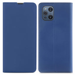 Slim Folio Bookcase voor de Oppo Find X3 Pro 5G - Donkerblauw