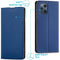 Slim Folio Bookcase voor de Oppo Find X3 Pro 5G - Donkerblauw