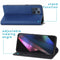 Slim Folio Bookcase voor de Oppo Find X3 Pro 5G - Donkerblauw